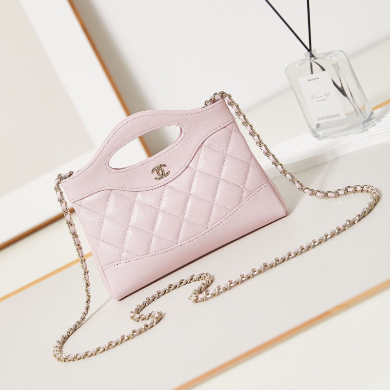 Ch*el top handle bags